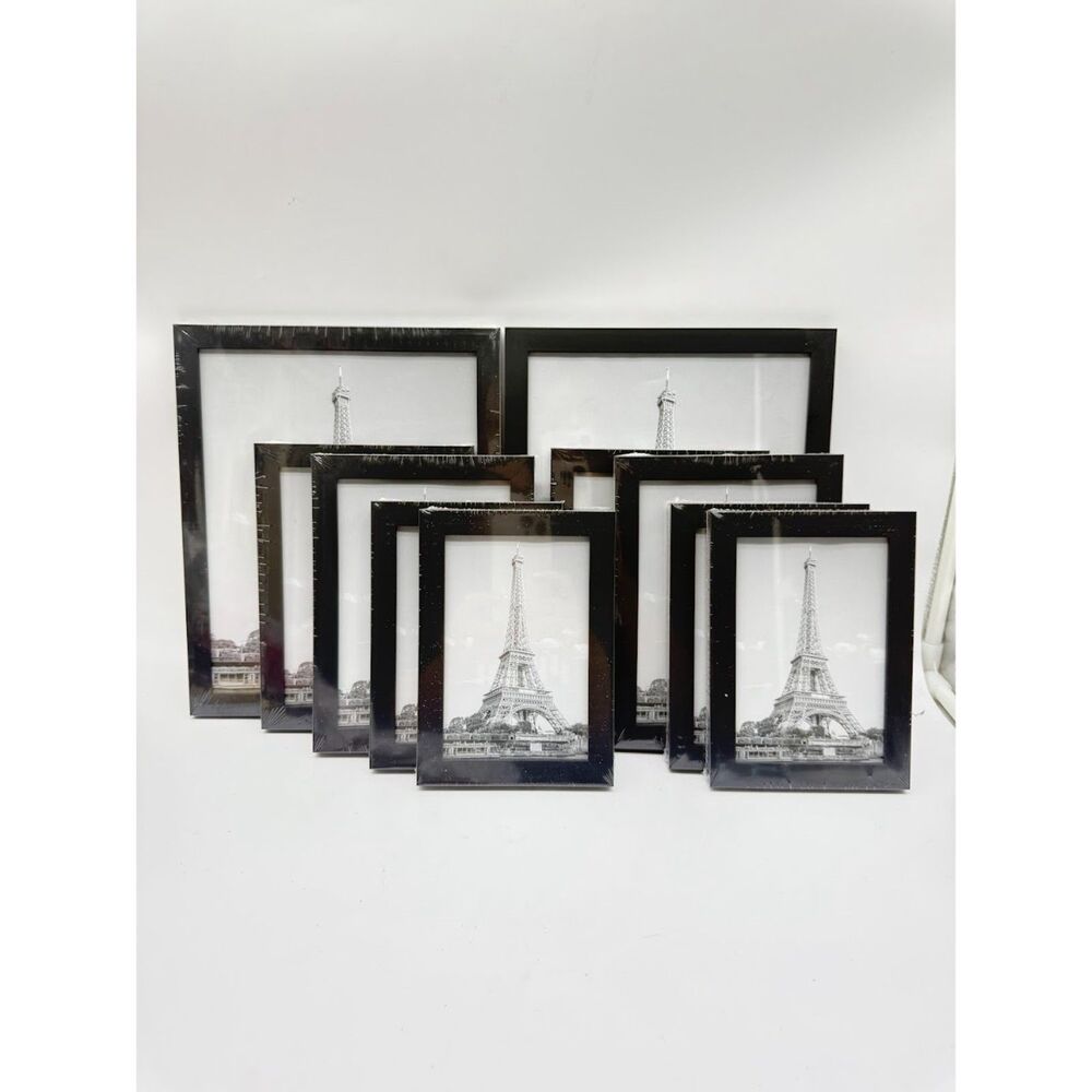 Picture frame set sized 4-5x7, 4-4x6 and 2- 8x10 inches 10 pack - Picture 1 of 4